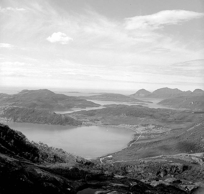 Utsikt fra Selstadfjellet.