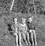 CW2038.jpg       Tre ukjente barn. (Harriet Våtvik?? til venstre?)