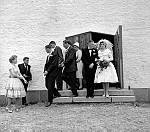CW2124.jpg   Sølvi Blix og Ola Hjelles bryllup.  30.juni 1962 i Glomfjord kirke.