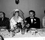 CW2131.jpg   Sølvi Blix og Ola Hjelles bryllup. 30.juni 1962 i Glomfjord kirke.  Bryllupet ble feiret på Glomfjord hotell.