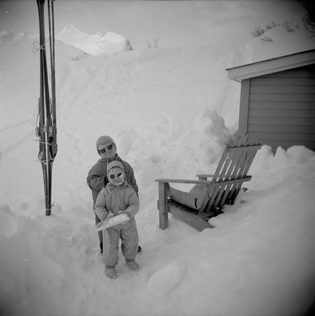 På fjellet.