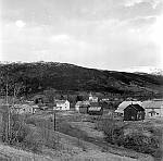 CW3546.jpg   Neverdal ungdomslag på tur med båt og buss nedover Helgeland,   (her Korgen?).     ca. 1955.                 <br>                